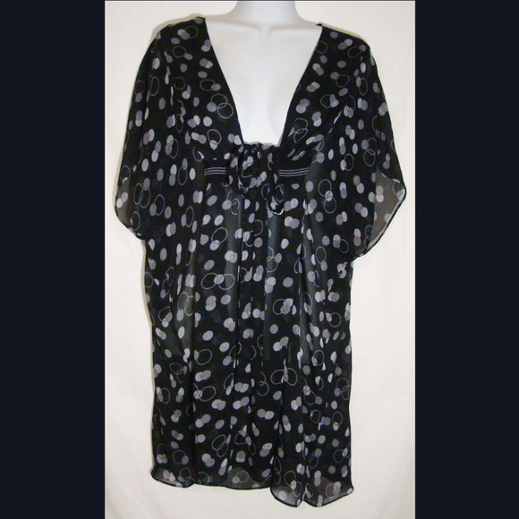 Anne Cole Other - Anne Cole Collection Black Shear Swimsuit Coverup